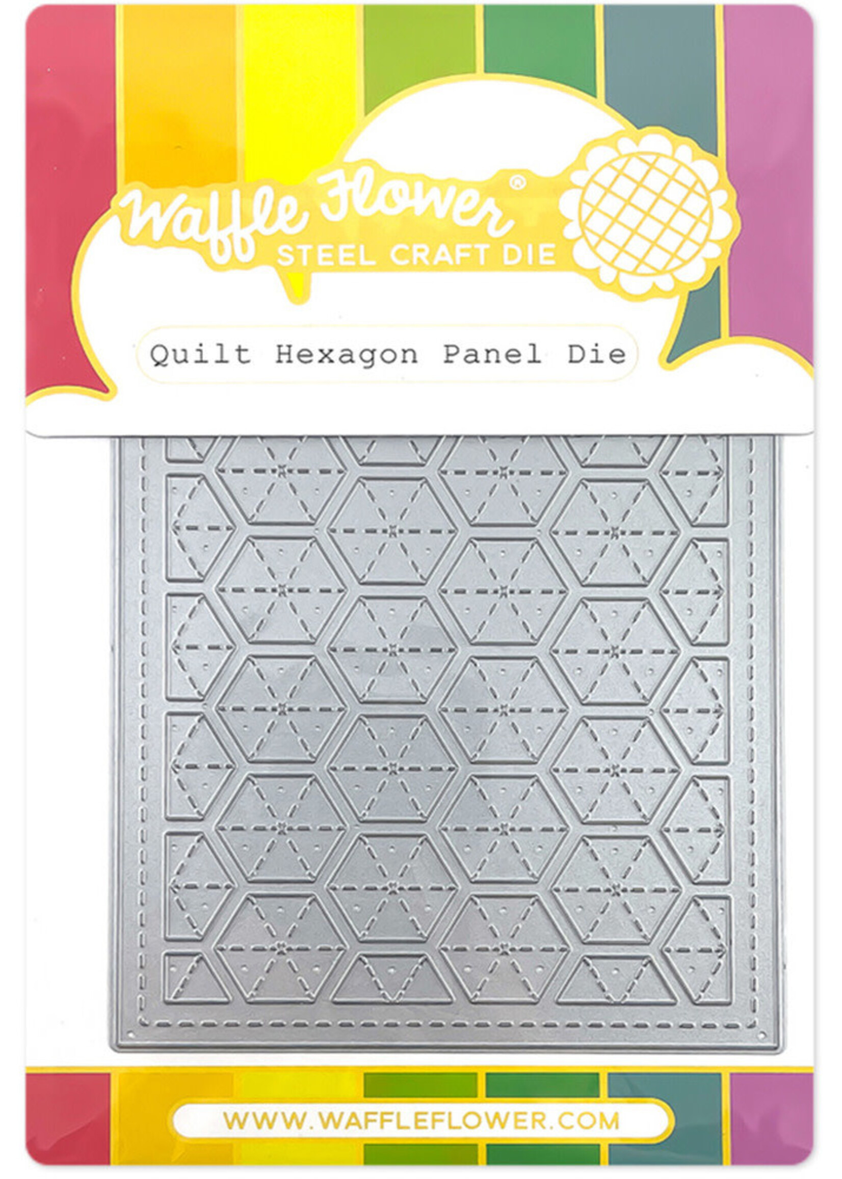 Waffle Flower Waffle Flower Die, Quilt Hexagon Panel