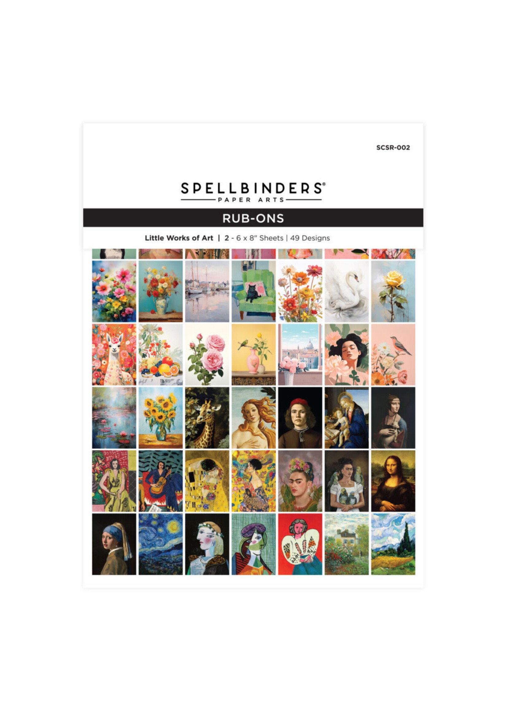 Spellbinders Spellbinders Rub-ons, Little Works of Art