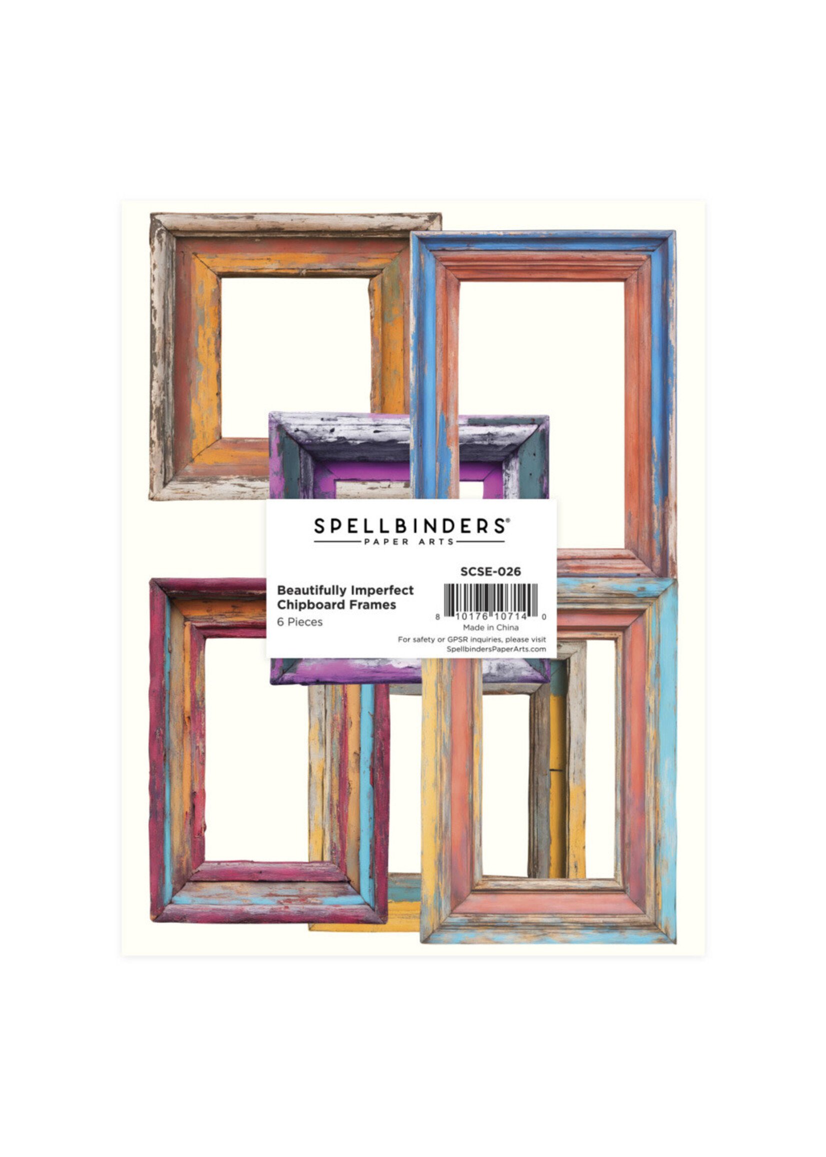 Spellbinders Spellbinders Chipboard Frames, Beautifully Imperfect (6pc)