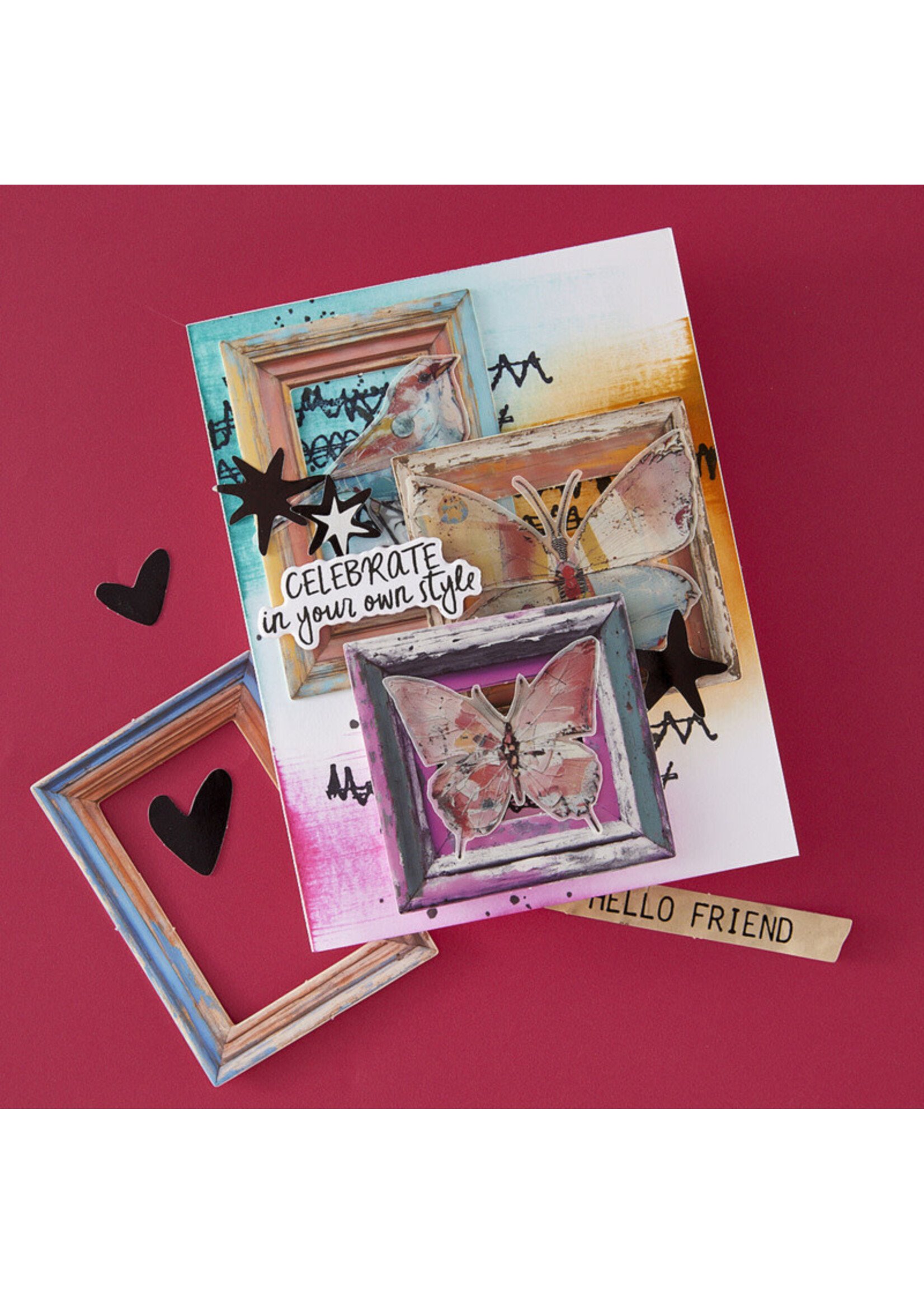 Spellbinders Spellbinders Chipboard Frames, Beautifully Imperfect (6pc)