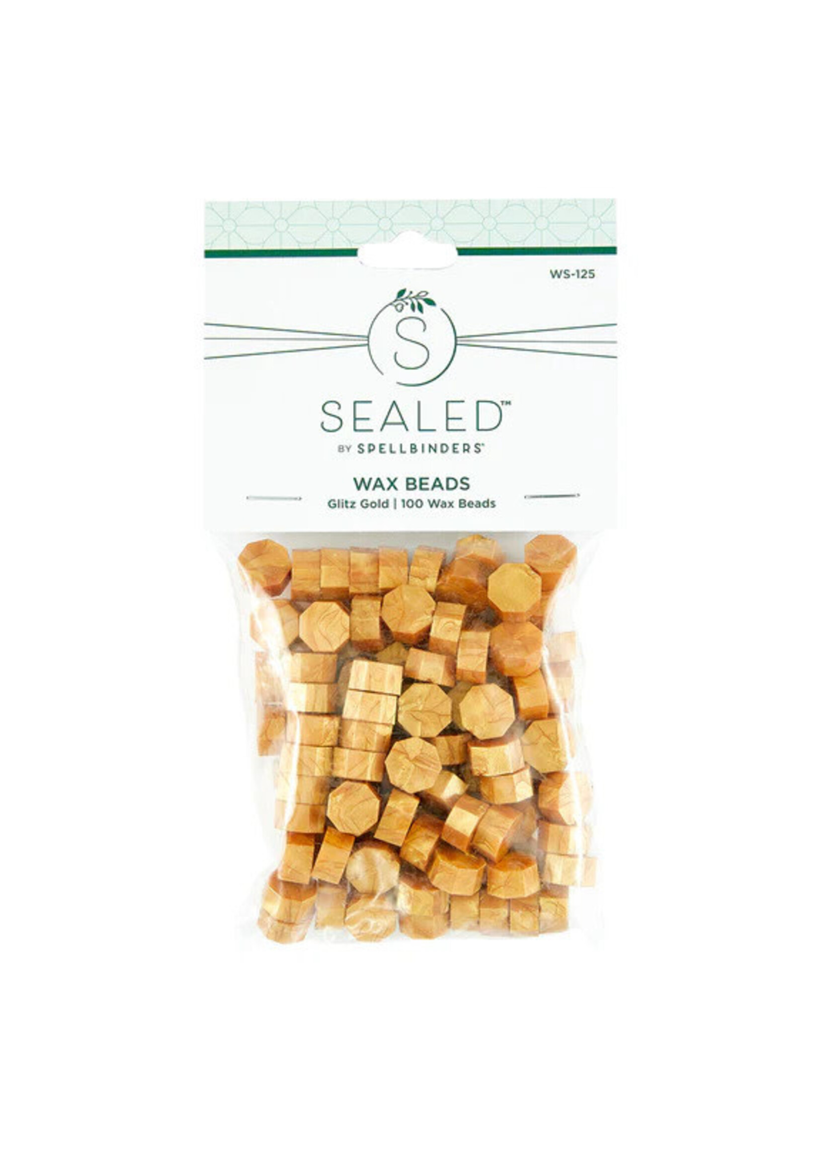 Spellbinders Spellbinders Wax Beads, Glitz Gold