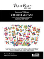 Paper Rose Paper Rose Embossed Die Cuts, Rainbow Village