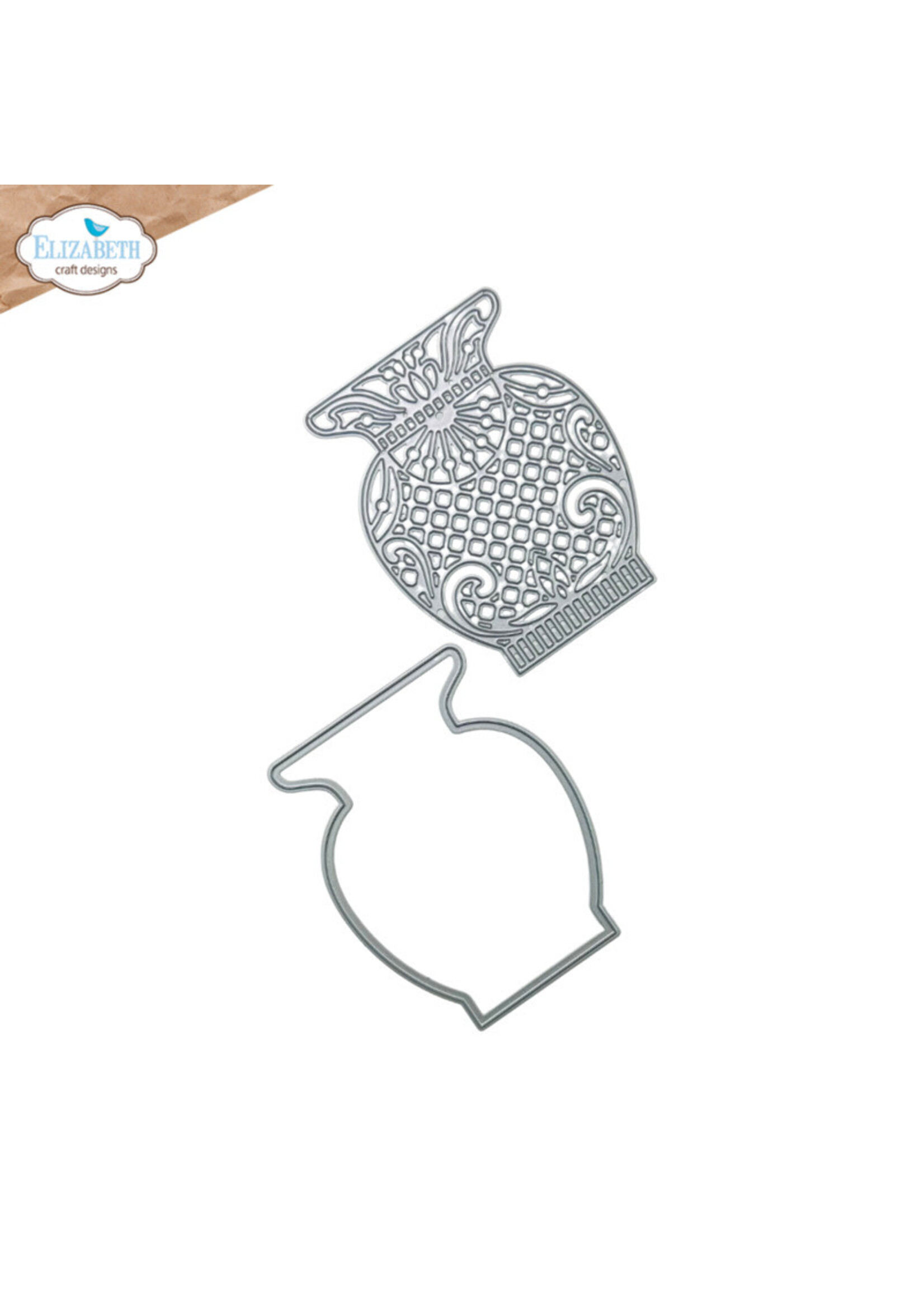 Elizabeth Craft Design ECD Die, Delicate Fancy Vase