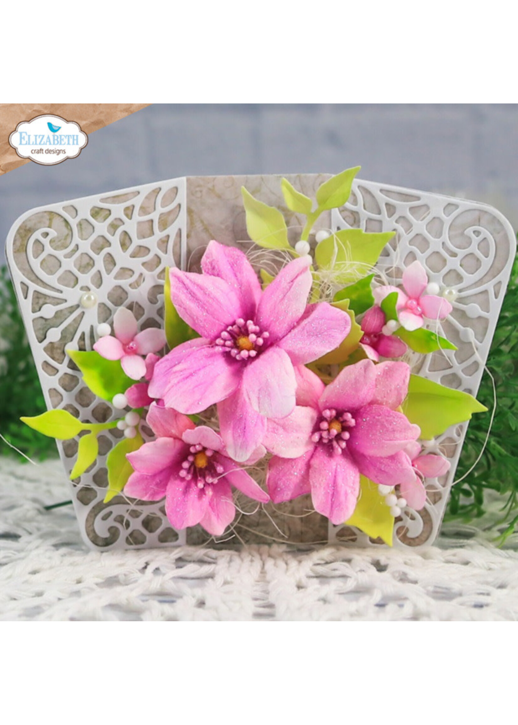 Elizabeth Craft Design ECD Die, Rose Companion Flower