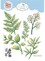 Elizabeth Craft Design ECD Die, Fern and Greenery