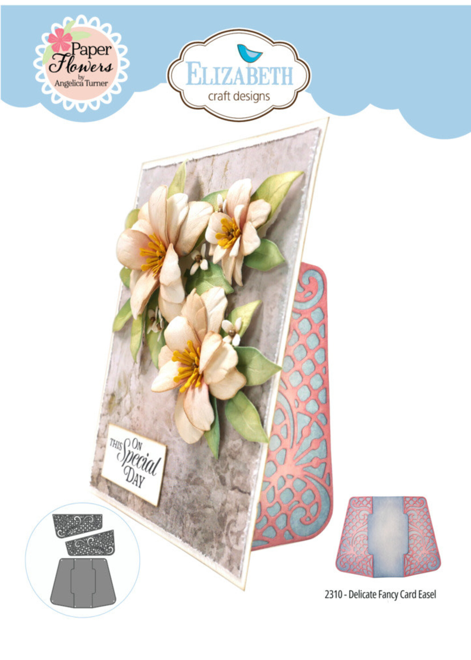 Elizabeth Craft Design ECD Die, Delicate Fancy Card Easel
