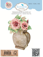 Elizabeth Craft Design ECD 3mm MDF, Floral Vase
