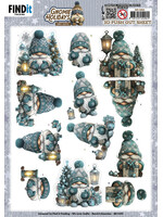 Berries Beauties 3D Push Out Sheet, Gnomie Holidays - Emerald