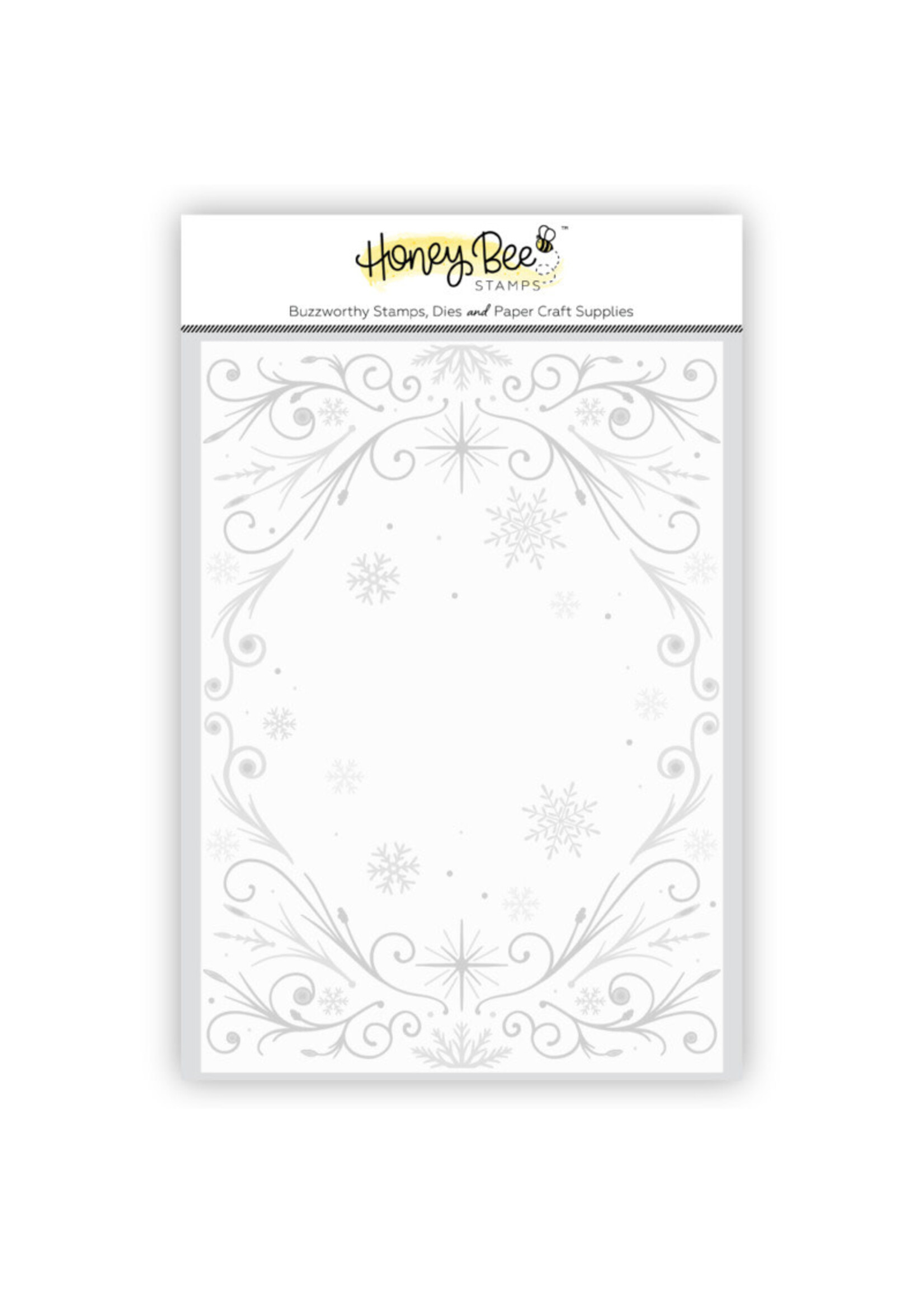 Honey Bee Stamps Honey Bee 3D Embossing Folder, Frosted Filigree