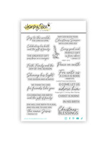 Honey Bee Stamps Honey Bee Stamp/Die Combo, Christmas Blessings