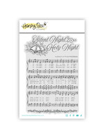 Honey Bee Stamps Honey Bee Cling Stamp, Silent Night