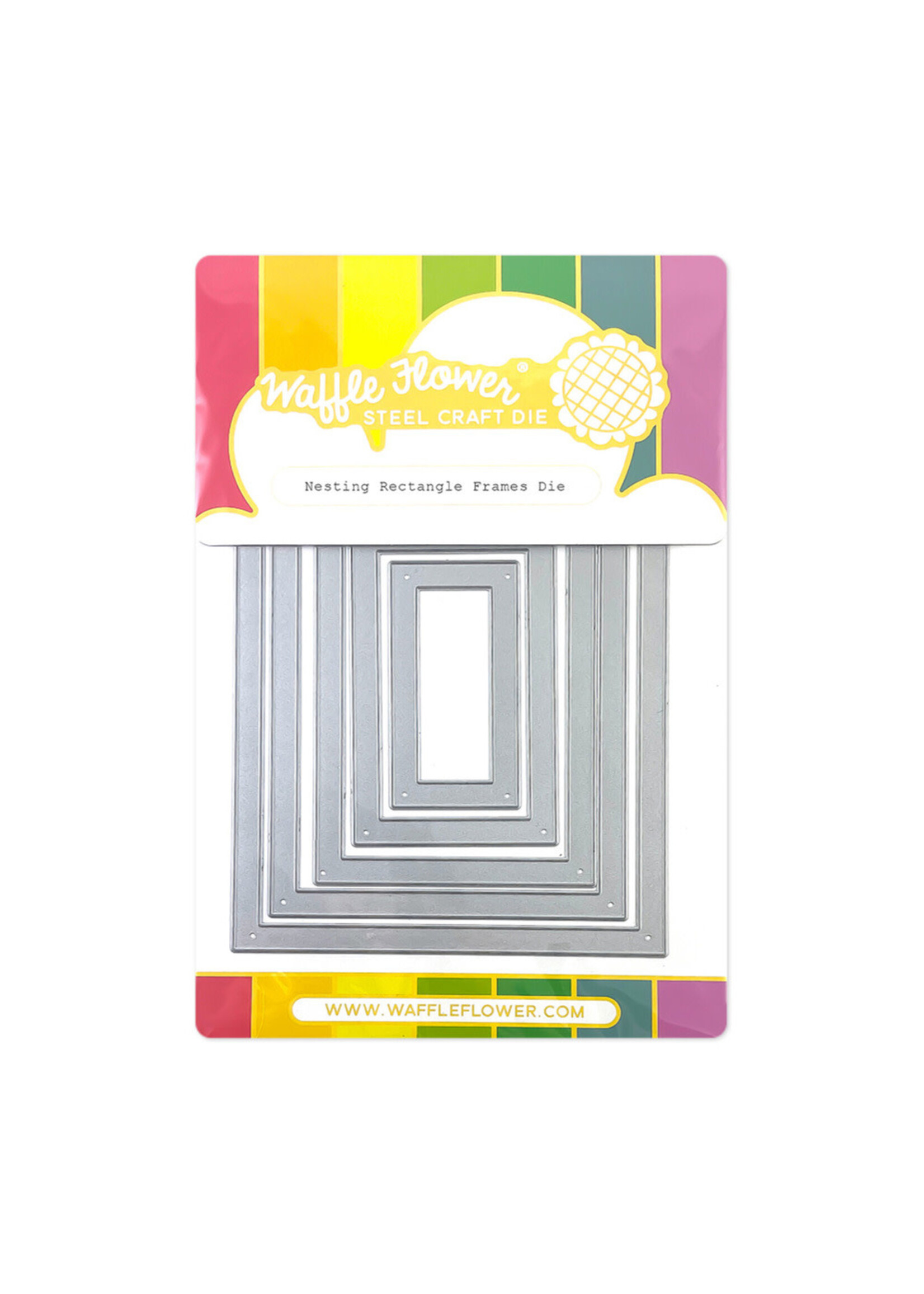 Waffle Flower Waffle Flower Die, A2 Nesting Rectangle Frames