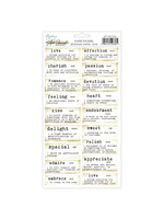 Mintay 6x12 Art Journal Stickers, Dictionary Words - love