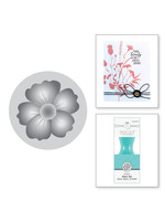Spellbinders Spellbinders Mini 3D Wax Seal Stamp, Flower