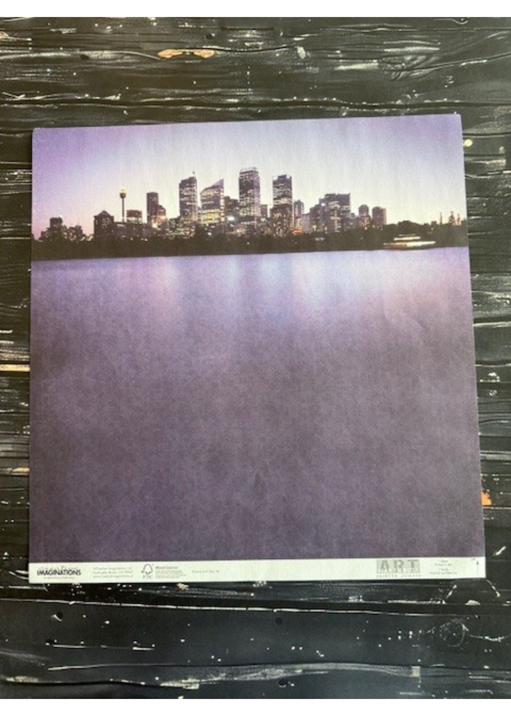 Creative Imaginations 12x12 Paper, Sydney Skyline