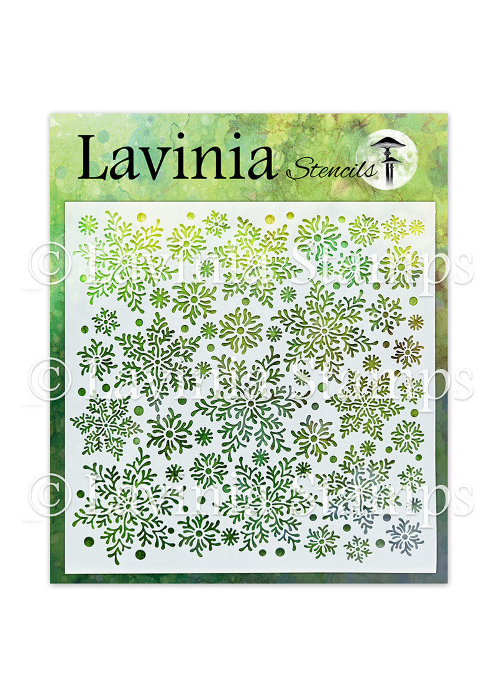 Lavinia Lavinia Stamps Stencil, ST047 Snowflakes