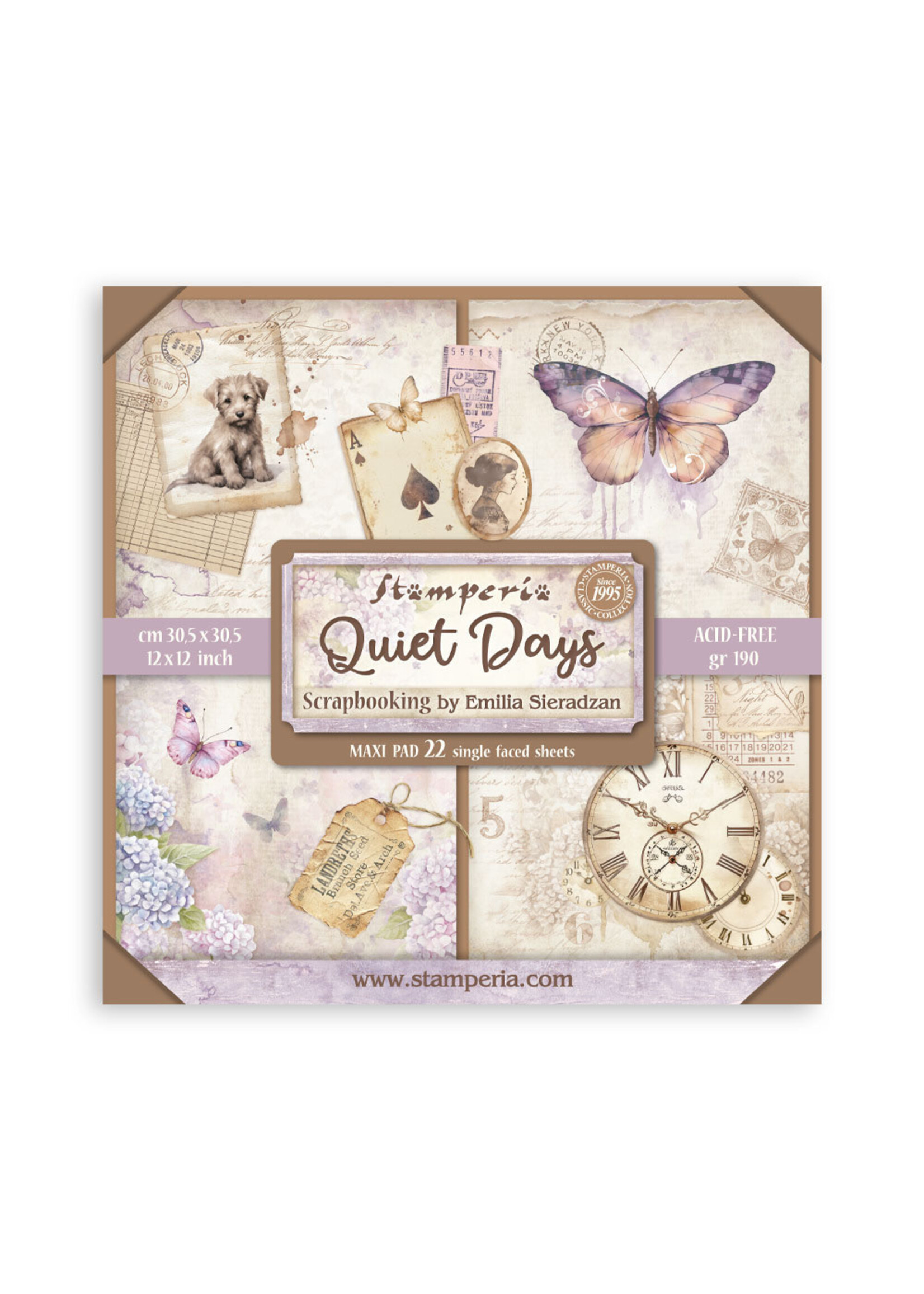 Stamperia Stamperia 12x12 Maxi Collection, Quiet Days
