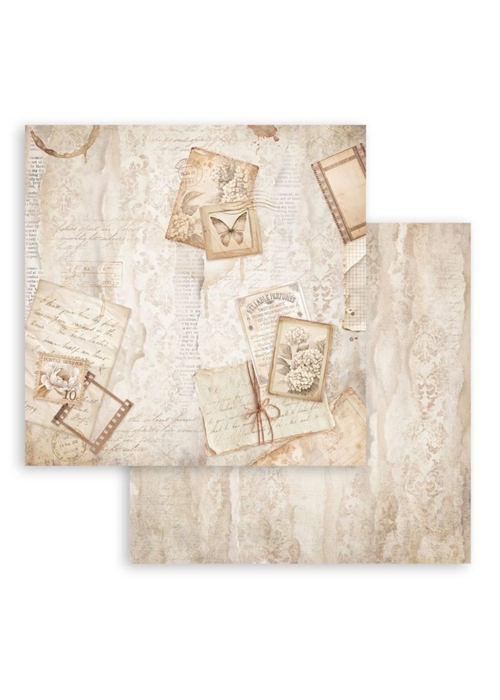 Stamperia Stamperia 8x8 Paper Pad, Quiet Days