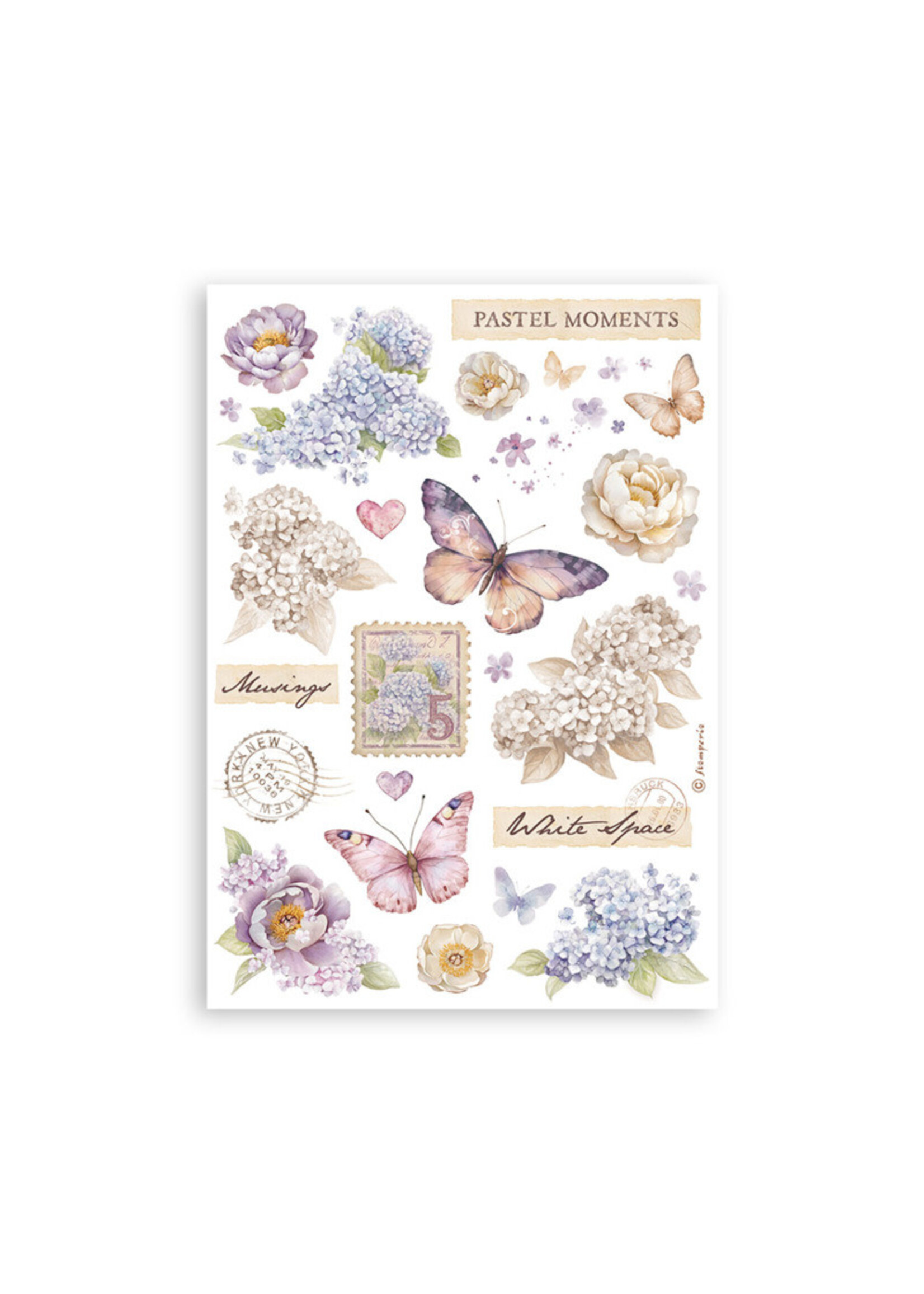 Stamperia Stamperia Washi Sheets, Quiet Days