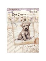 Stamperia Stamperia Mini Rice Papers, Quiet Days