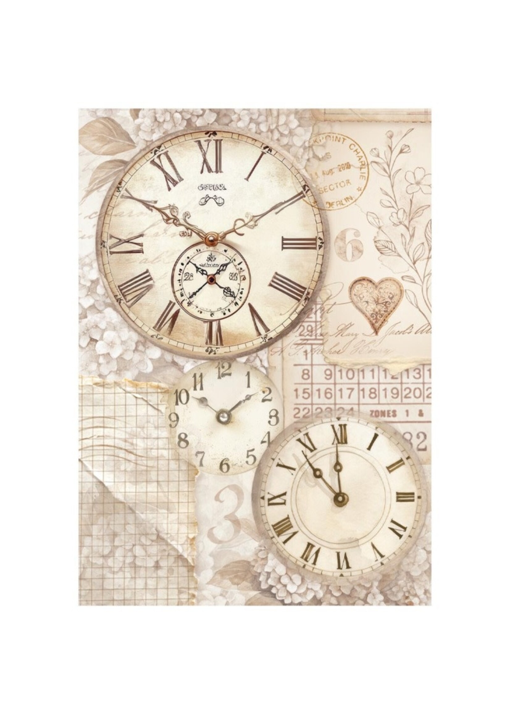 Stamperia Stamperia Mini Rice Papers, Quiet Days