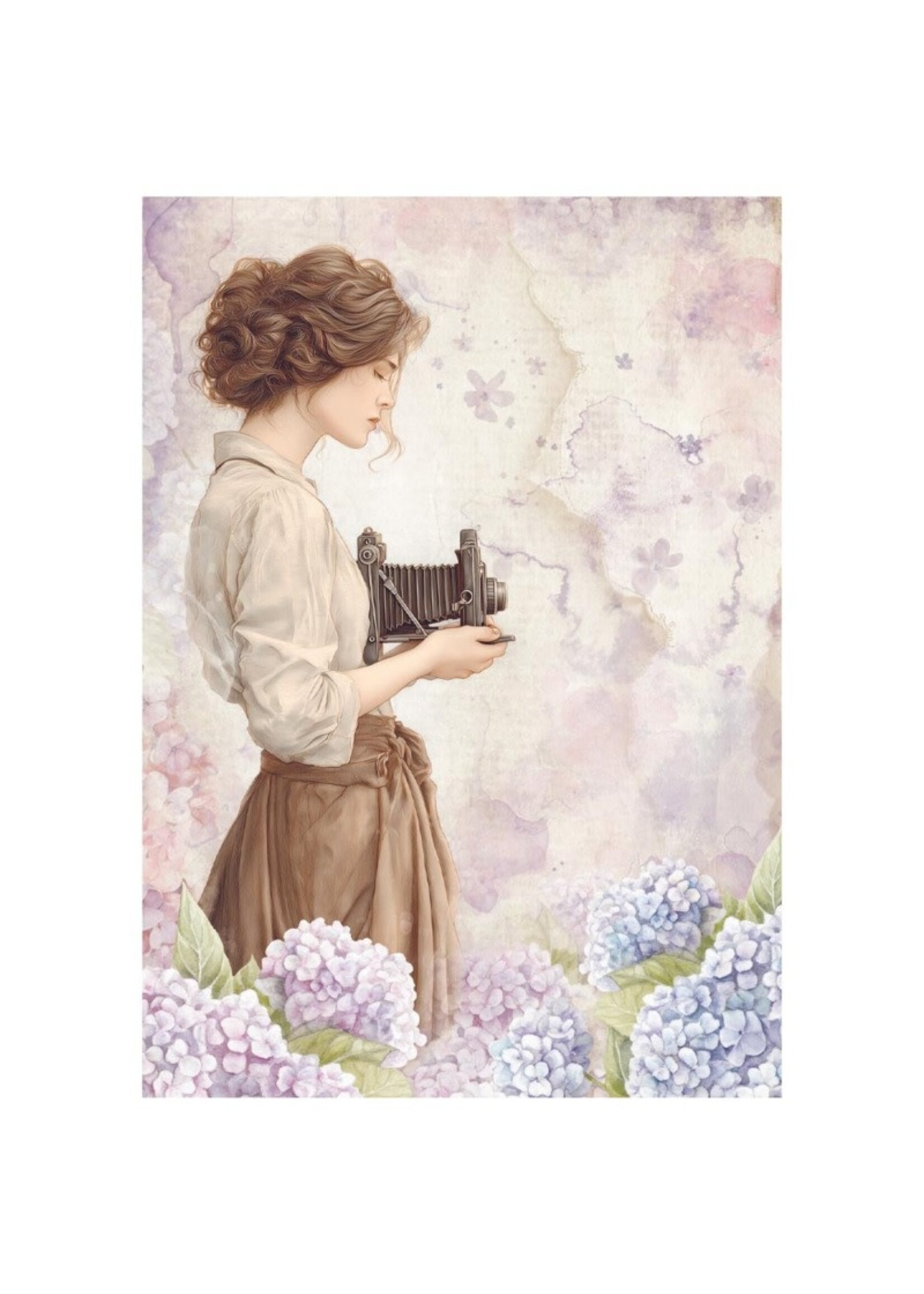 Stamperia Stamperia Mini Rice Papers, Quiet Days