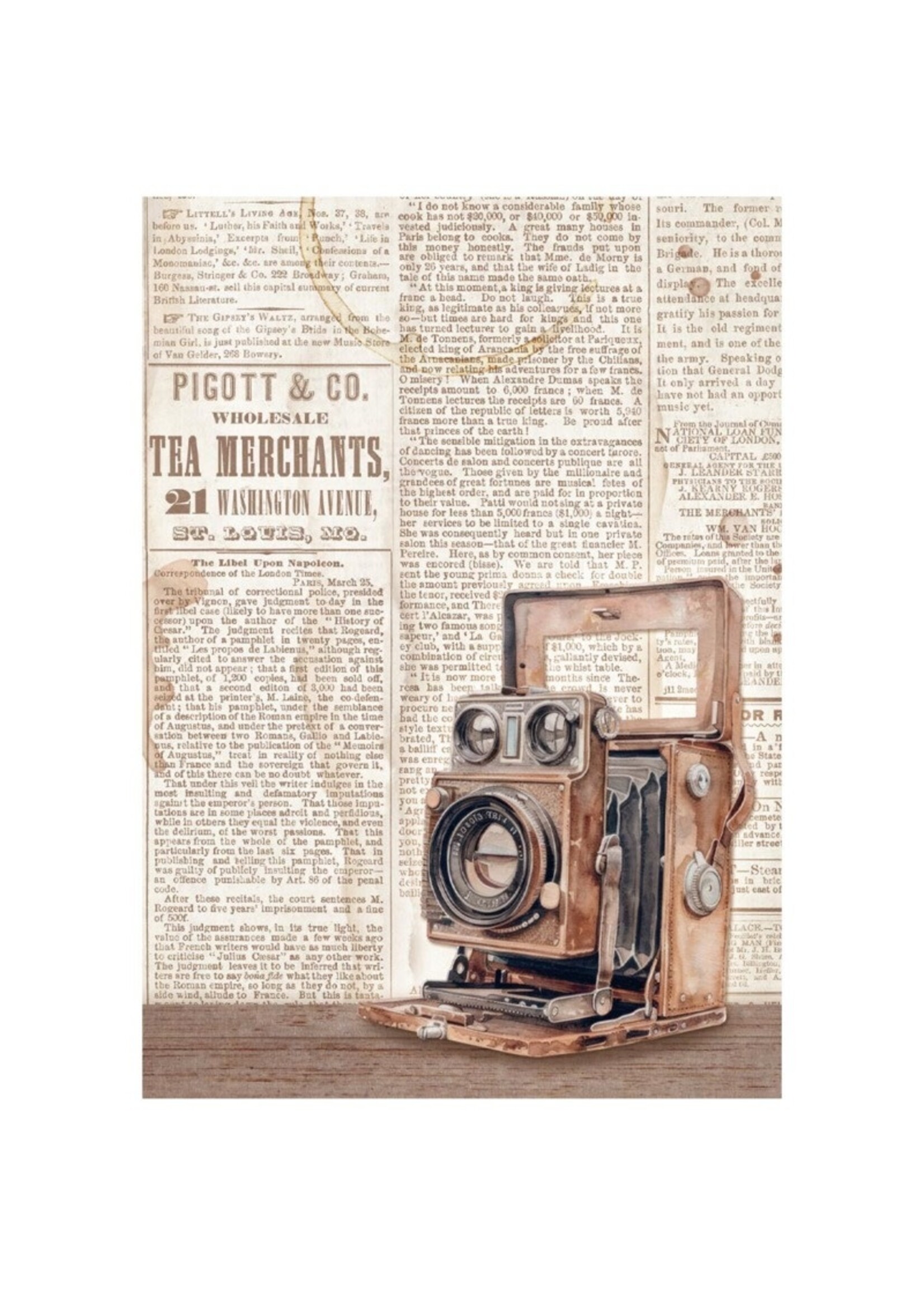 Stamperia Stamperia Mini Rice Papers, Quiet Days