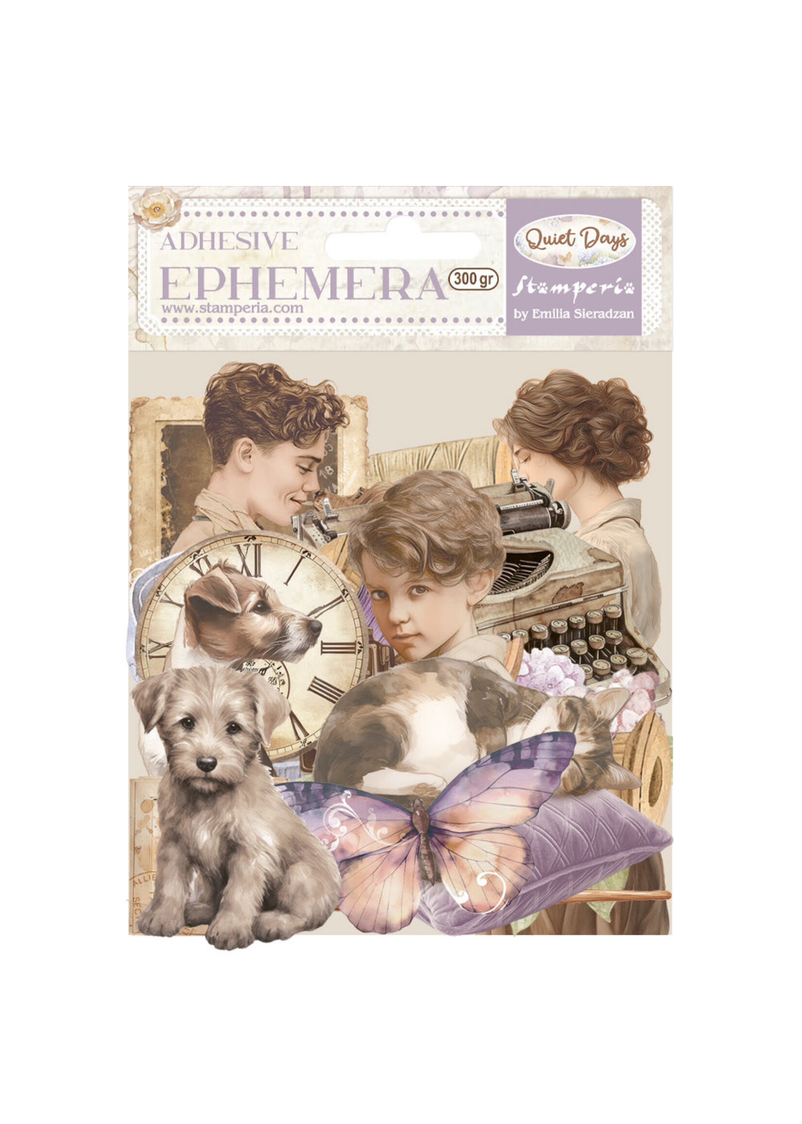 Stamperia Stamperia Adhesive Ephemera, Quiet Days