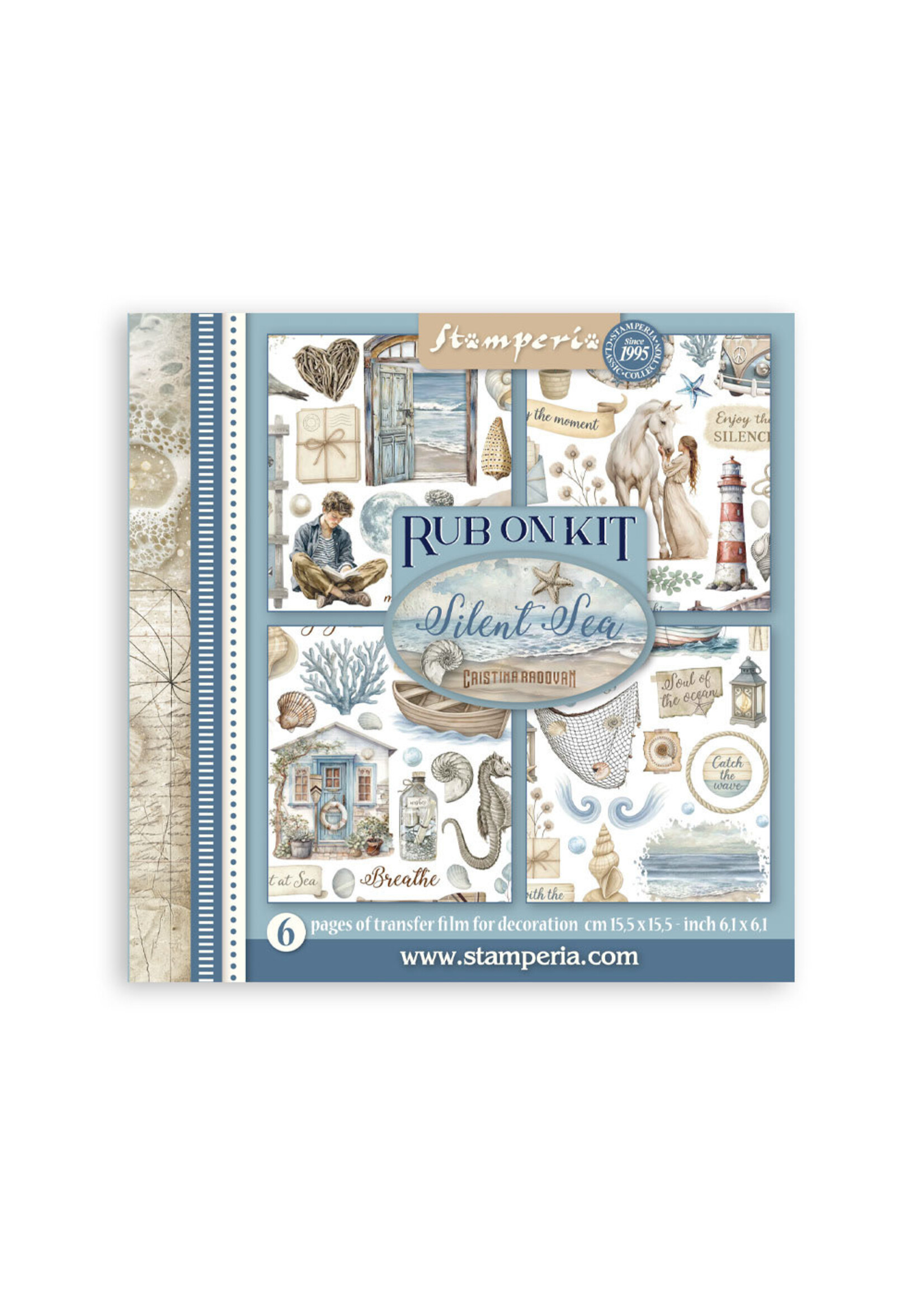 Stamperia Stamperia Rub On Kit, Silent Sea