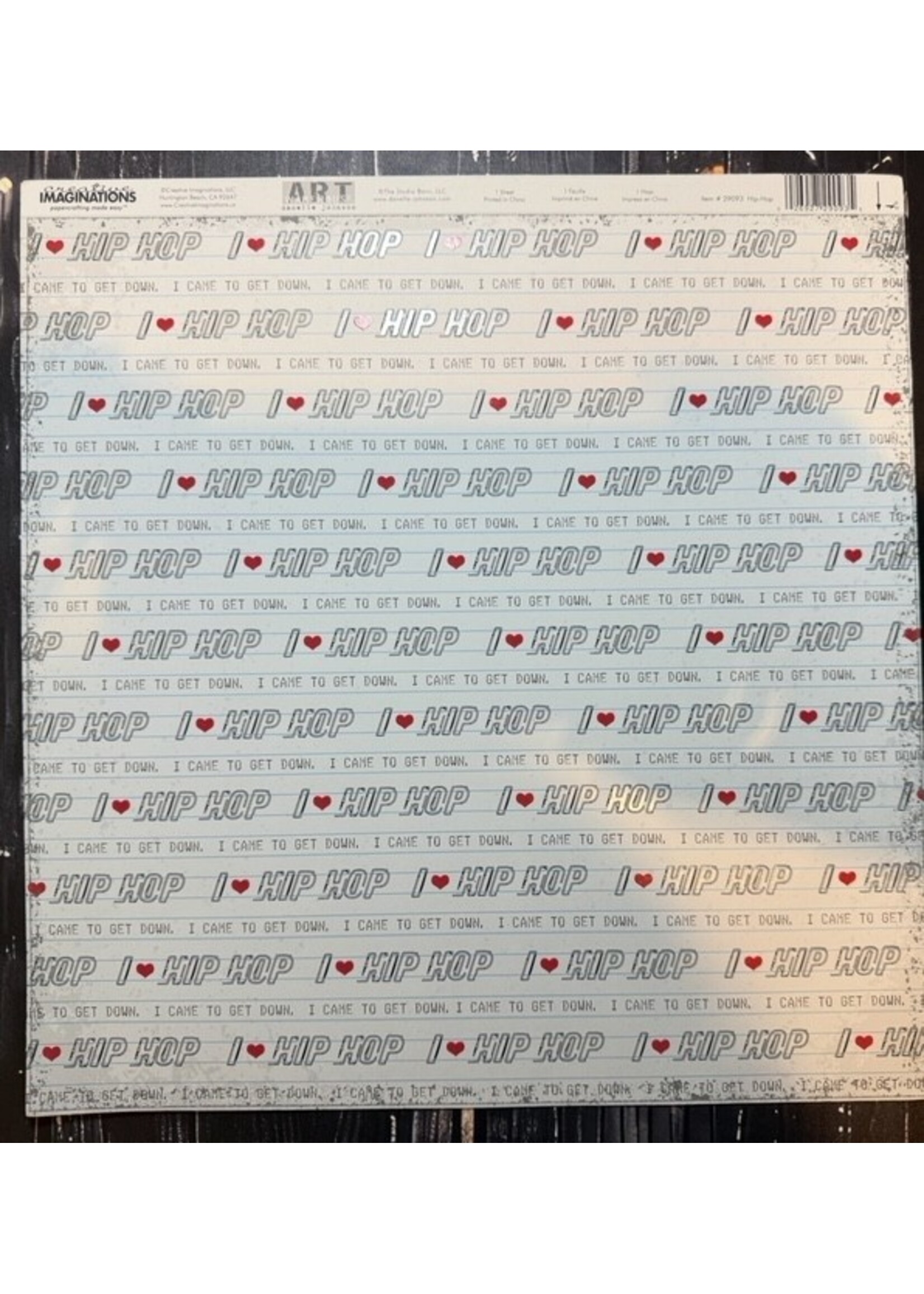 Creative Imaginations 12x12 Paper, Hip Hop