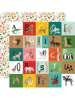 Echo Park Echo Park 12x12 Animal Kingtom, Alphabet Squares