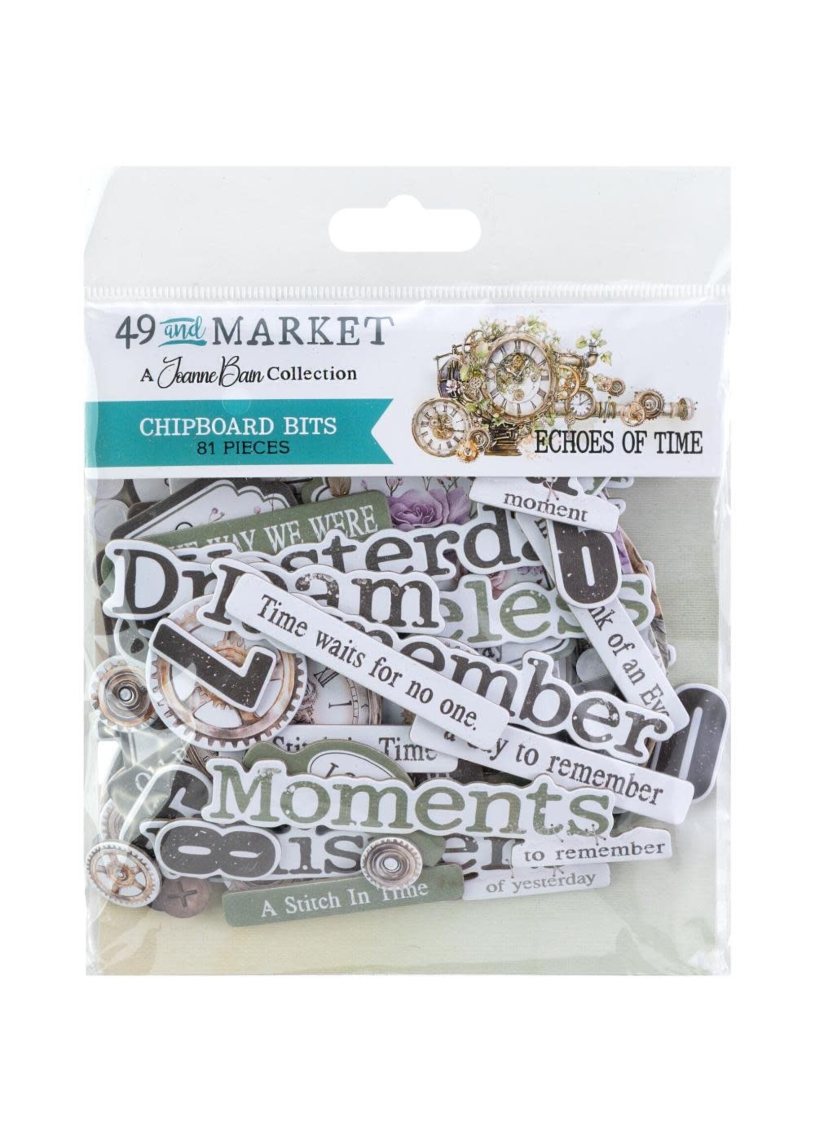 49 & Market 49 and Market Chipboard Bits, Echoes of Time