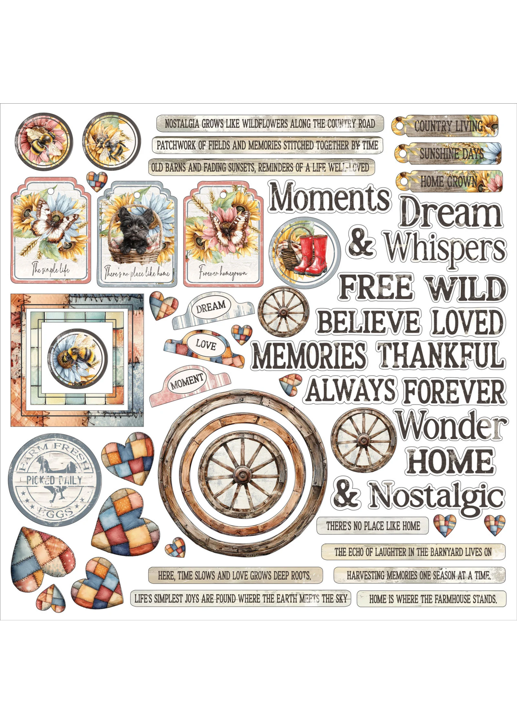 49 & Market 49 and Market Chipboard, Whispering Way