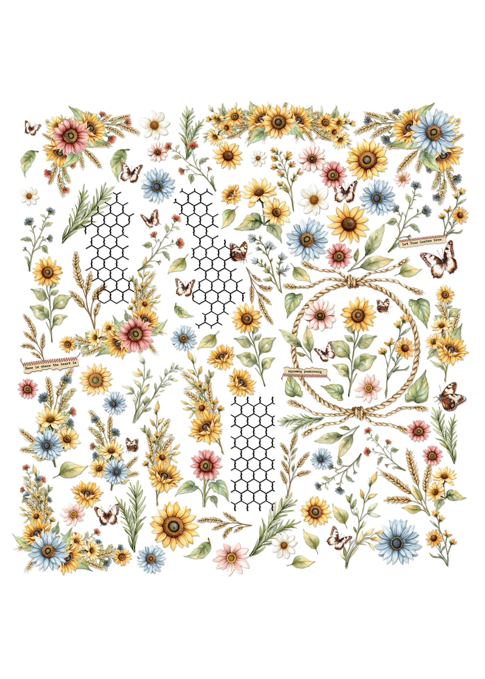 49 & Market 49 and Market Lasercut Wildflowers, Whispering Way