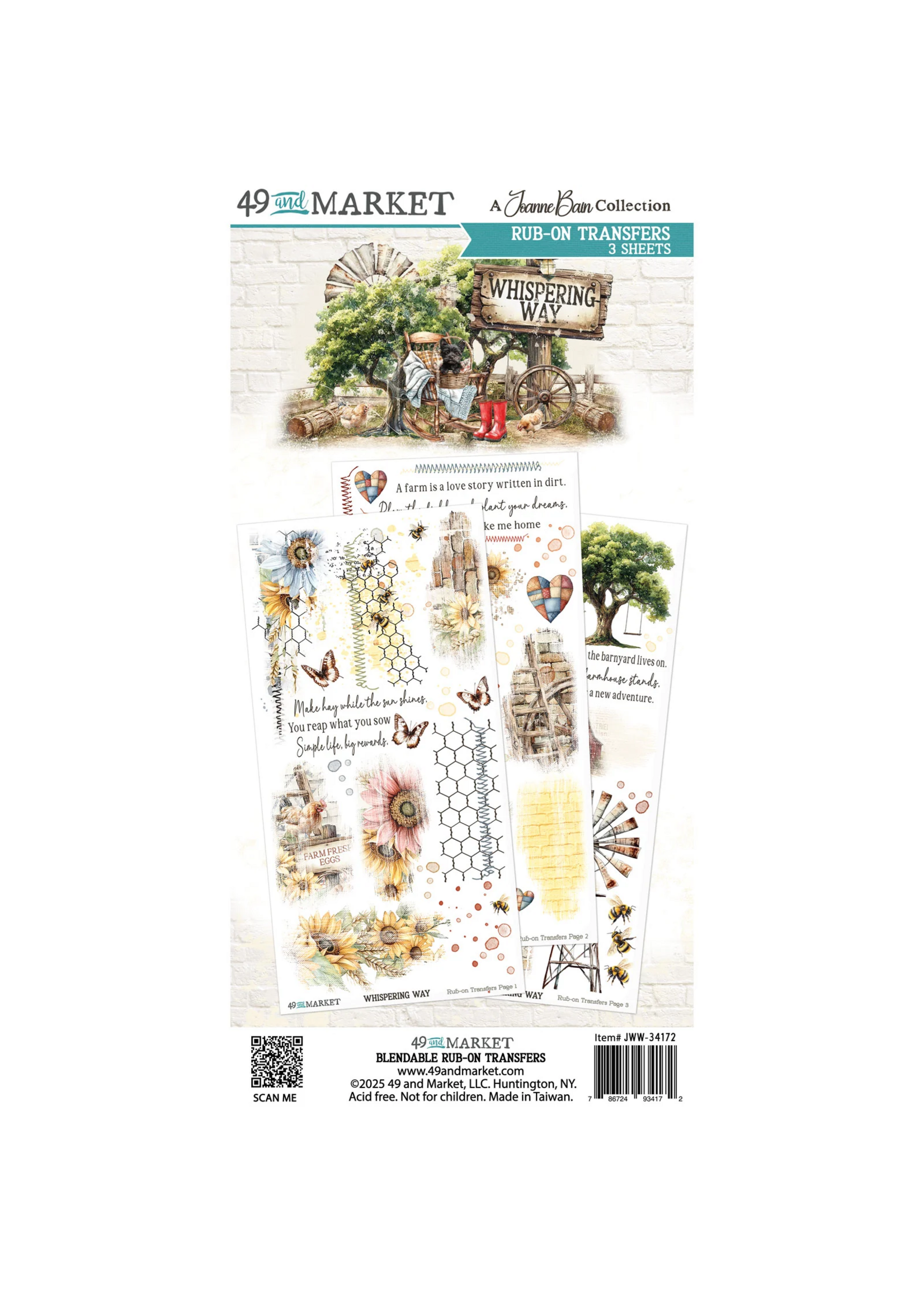 49 & Market 49 and Market Rub-On Transfers, Whispering Way