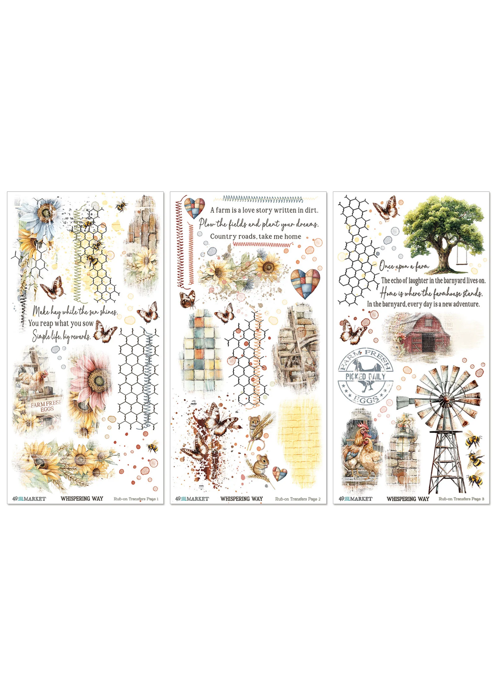 49 & Market 49 and Market Rub-On Transfers, Whispering Way