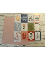 Echo Park Echo Park 12x12 Salutations No. 1,  3x4 Journaling Cards