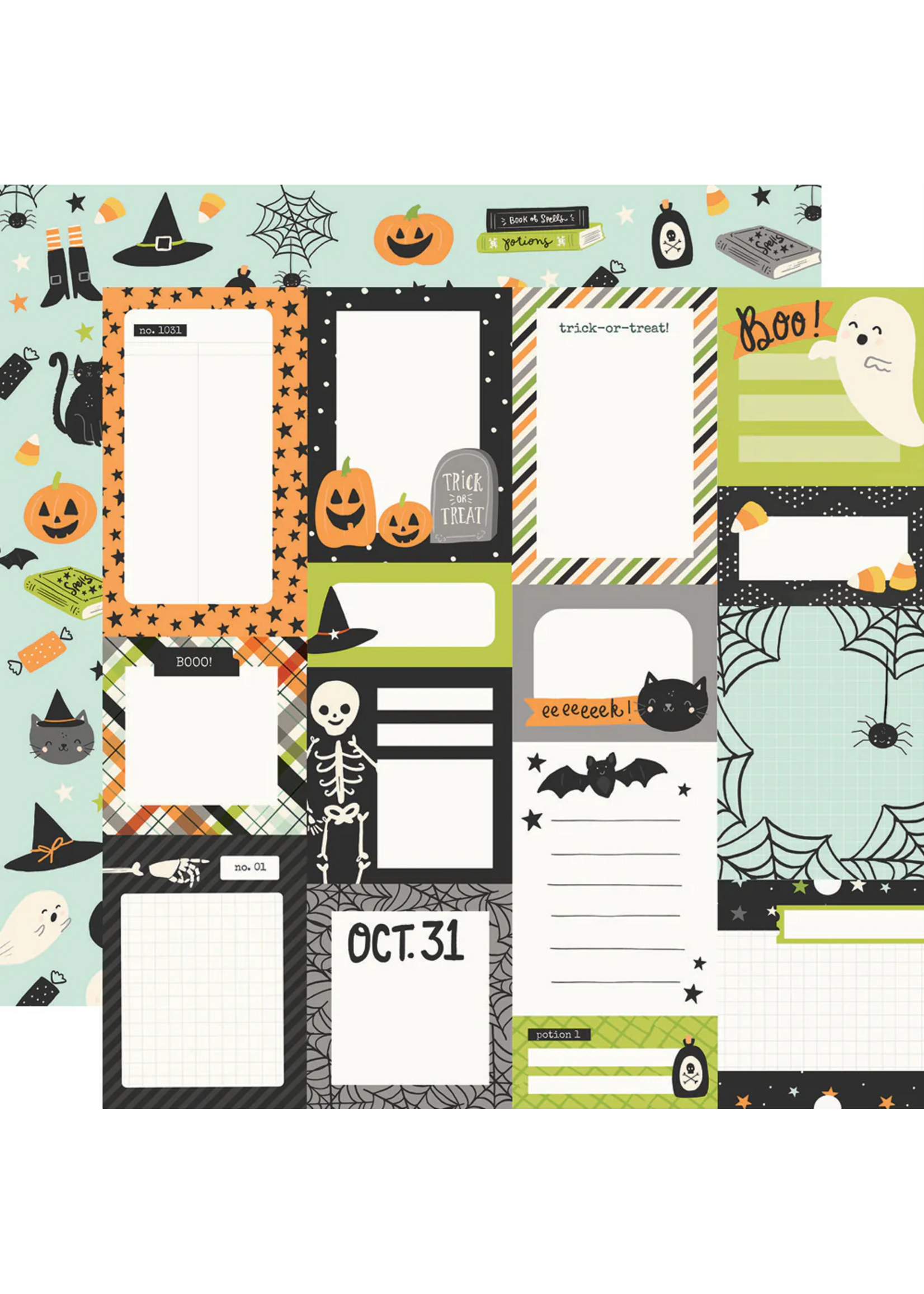 Simple Stories Simple Stories 12x12 Spooky Nights, Journal Elements
