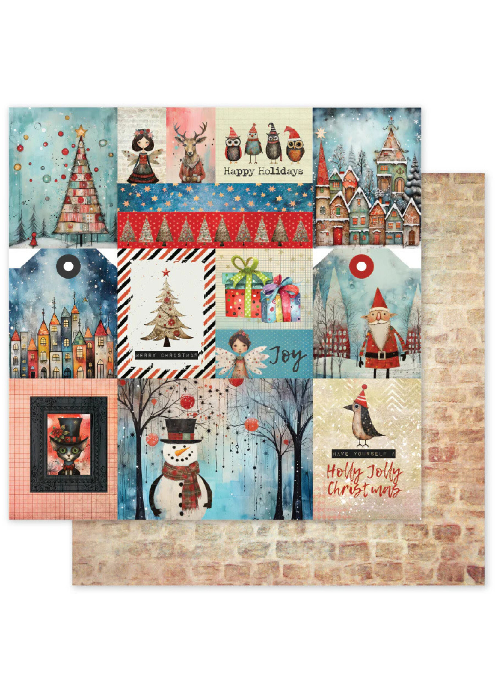 Paper Rose Paper Rose 12X12  Merry & Bright,  A