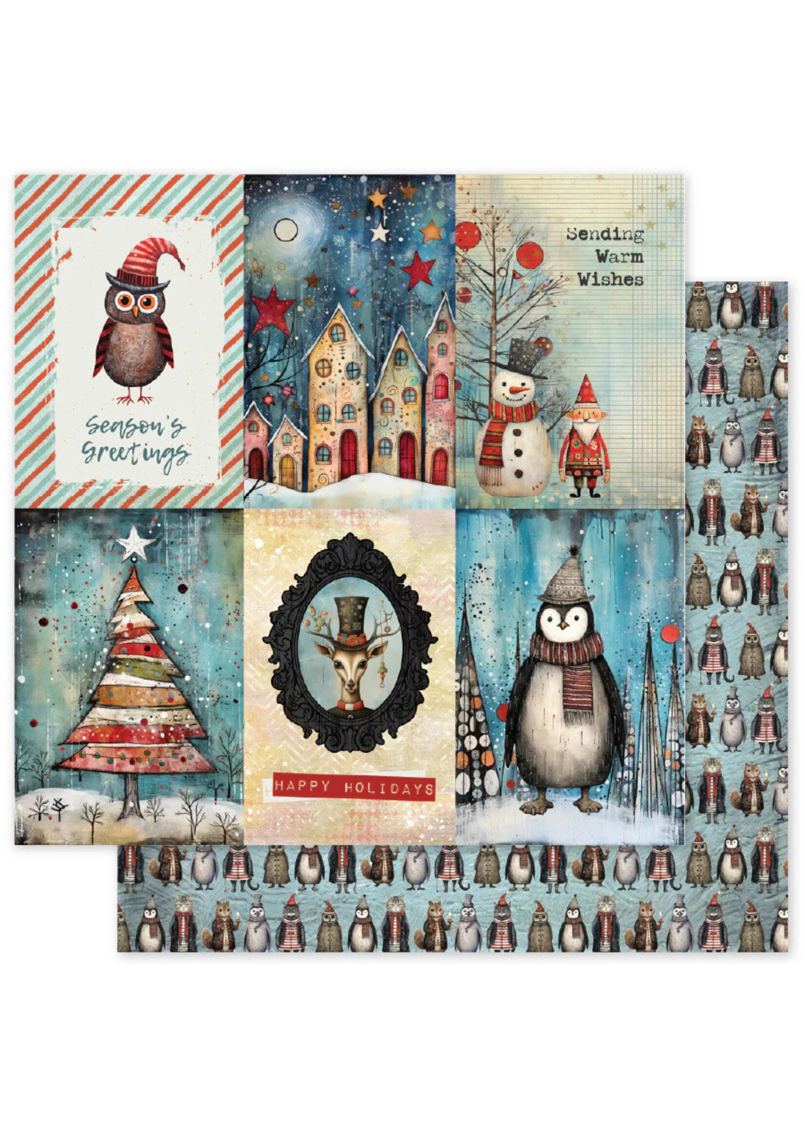 Paper Rose Paper Rose 12X12 Merry and Bright, F