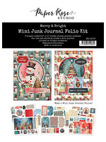 Paper Rose Paper Rose Mini Junk Journal Folio Kit, Merry &  Bright