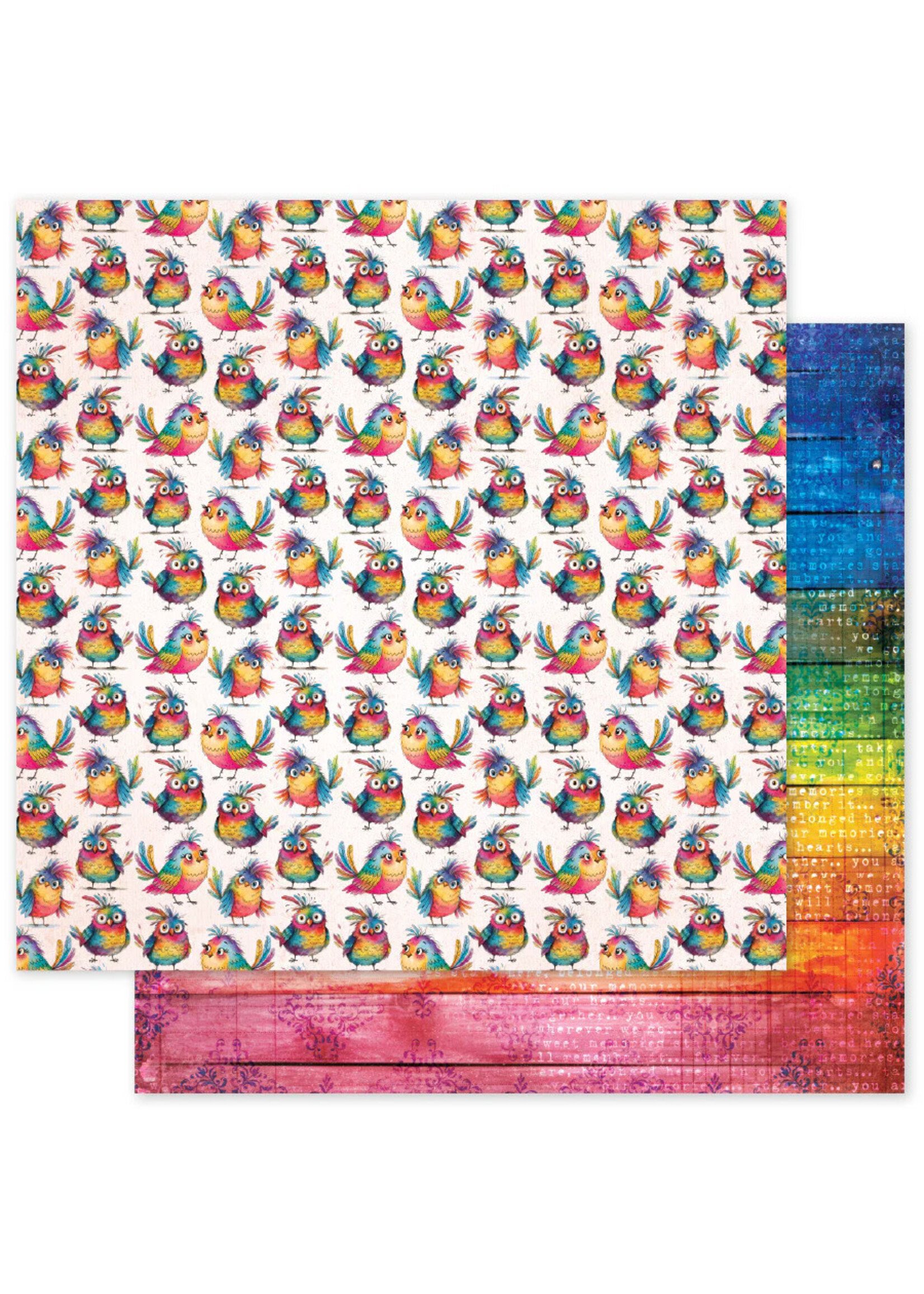 Paper Rose Paper Rose 12X12 Rainbow Village, E