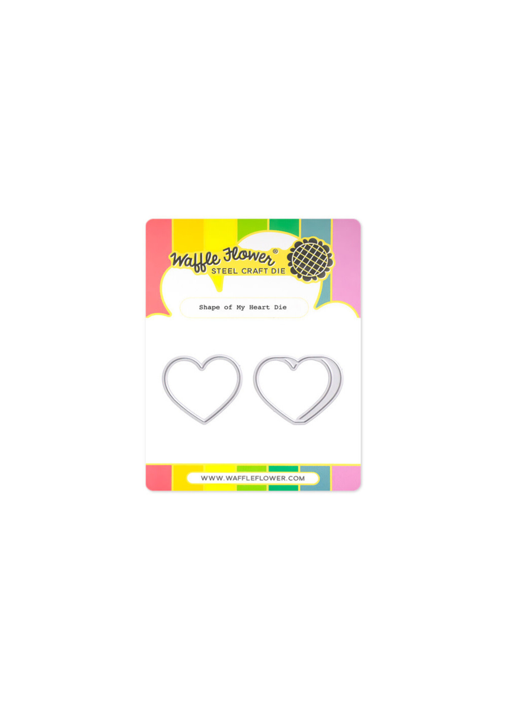 Waffle Flower Waffle Flower Stamp/Die Combo, Shape of My Heart