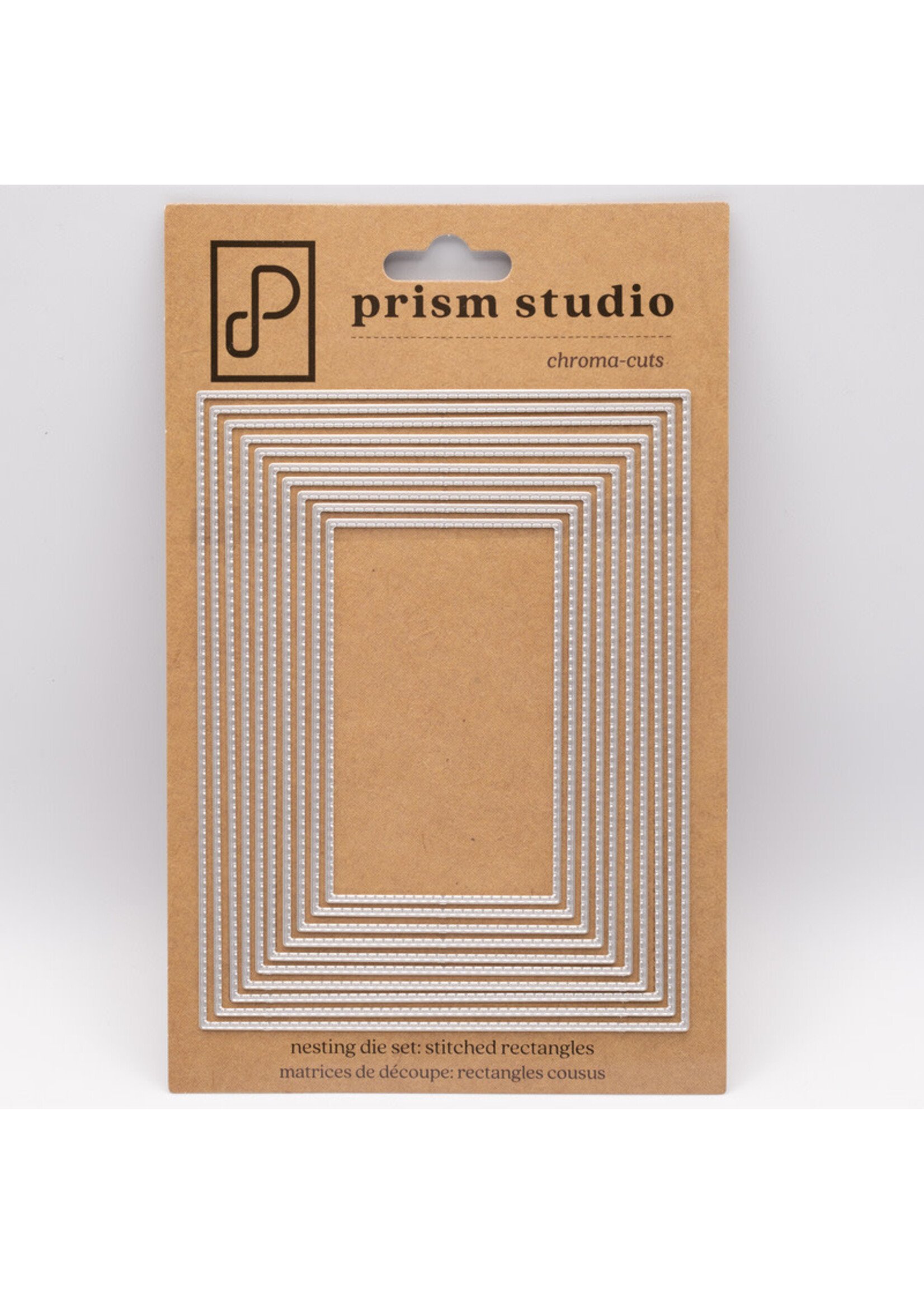Prism Studio Prism Studio Die, Nesting Stitched Rectangles