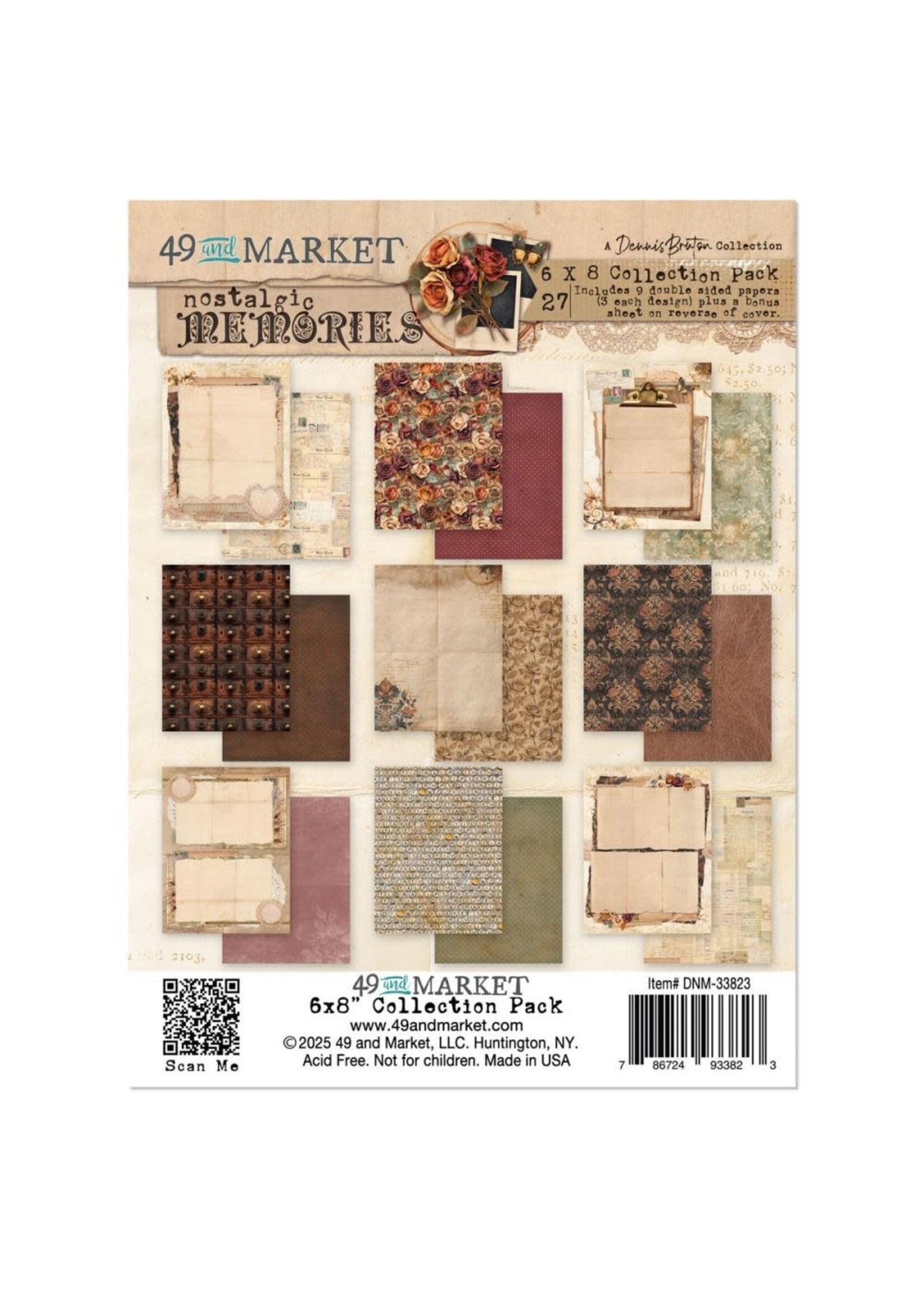 49 & Market 49 and Market 6x8 Collection Pack, Nostalgic Memories