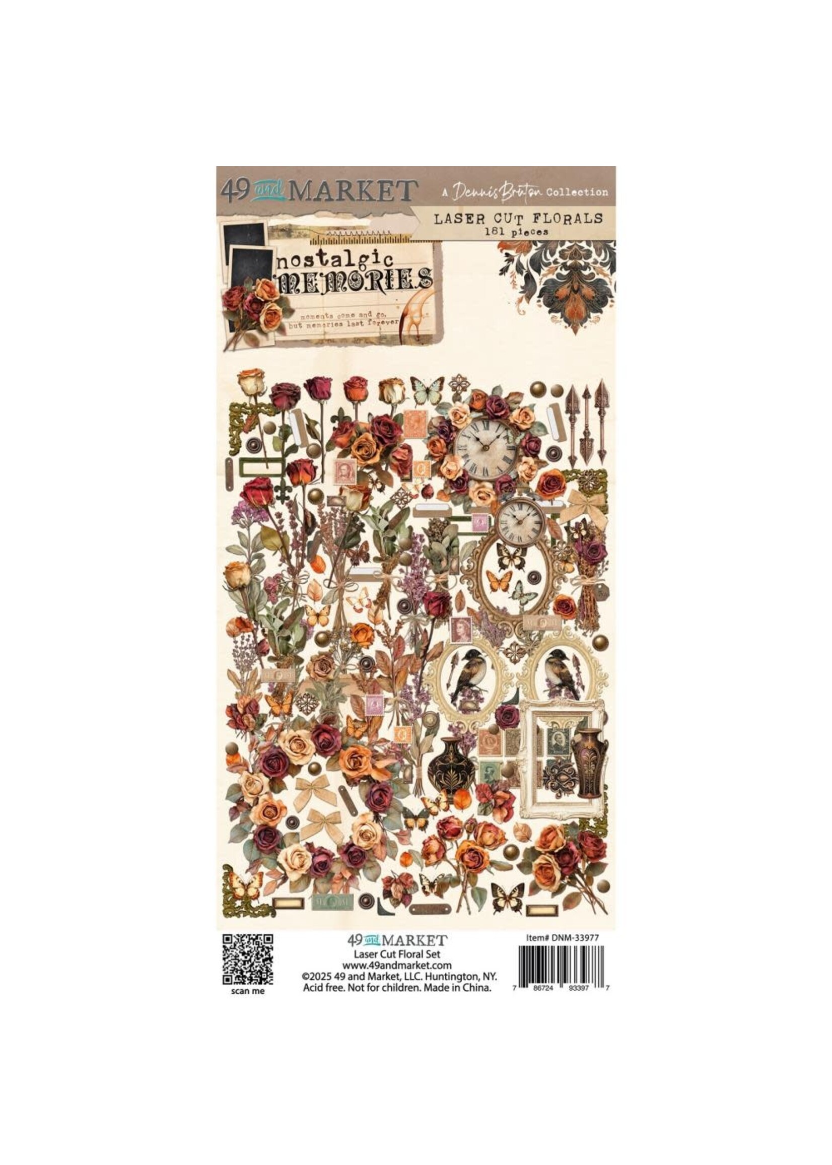 49 & Market 49 and Market Laser Cut Florals, Nostalgic Memories