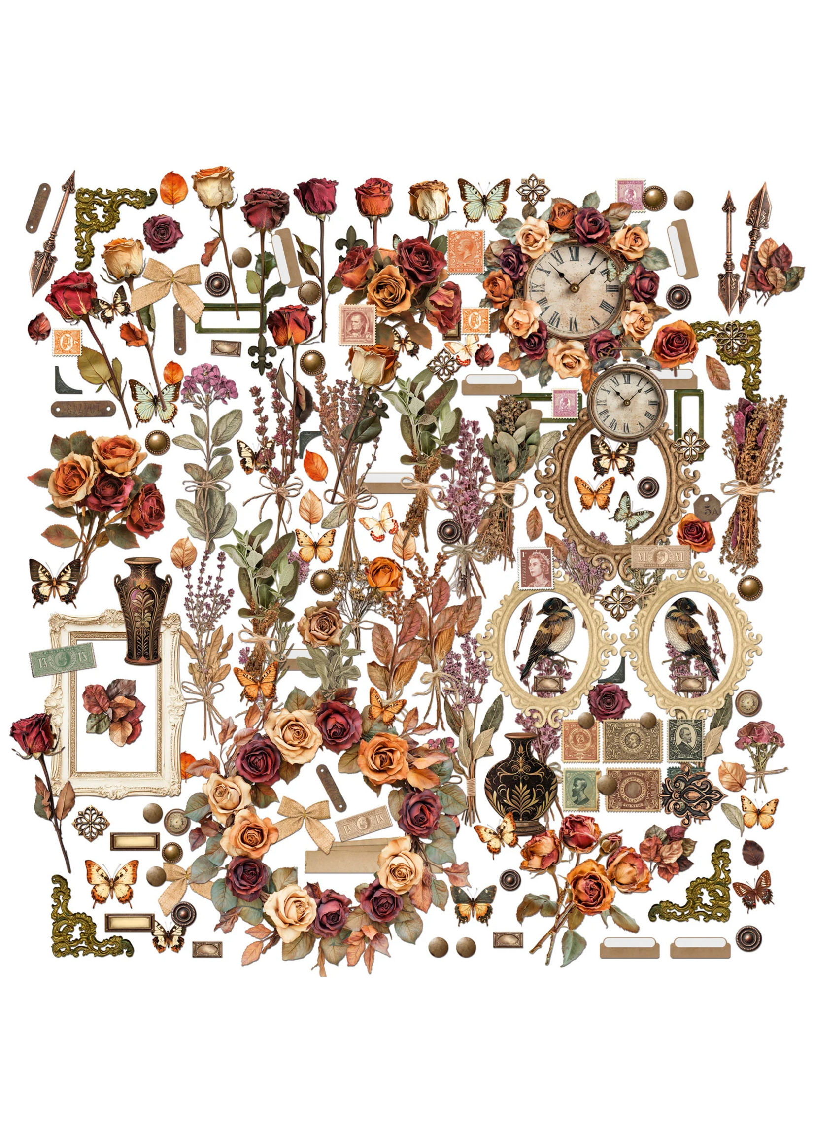 49 & Market 49 and Market Laser Cut Florals, Nostalgic Memories