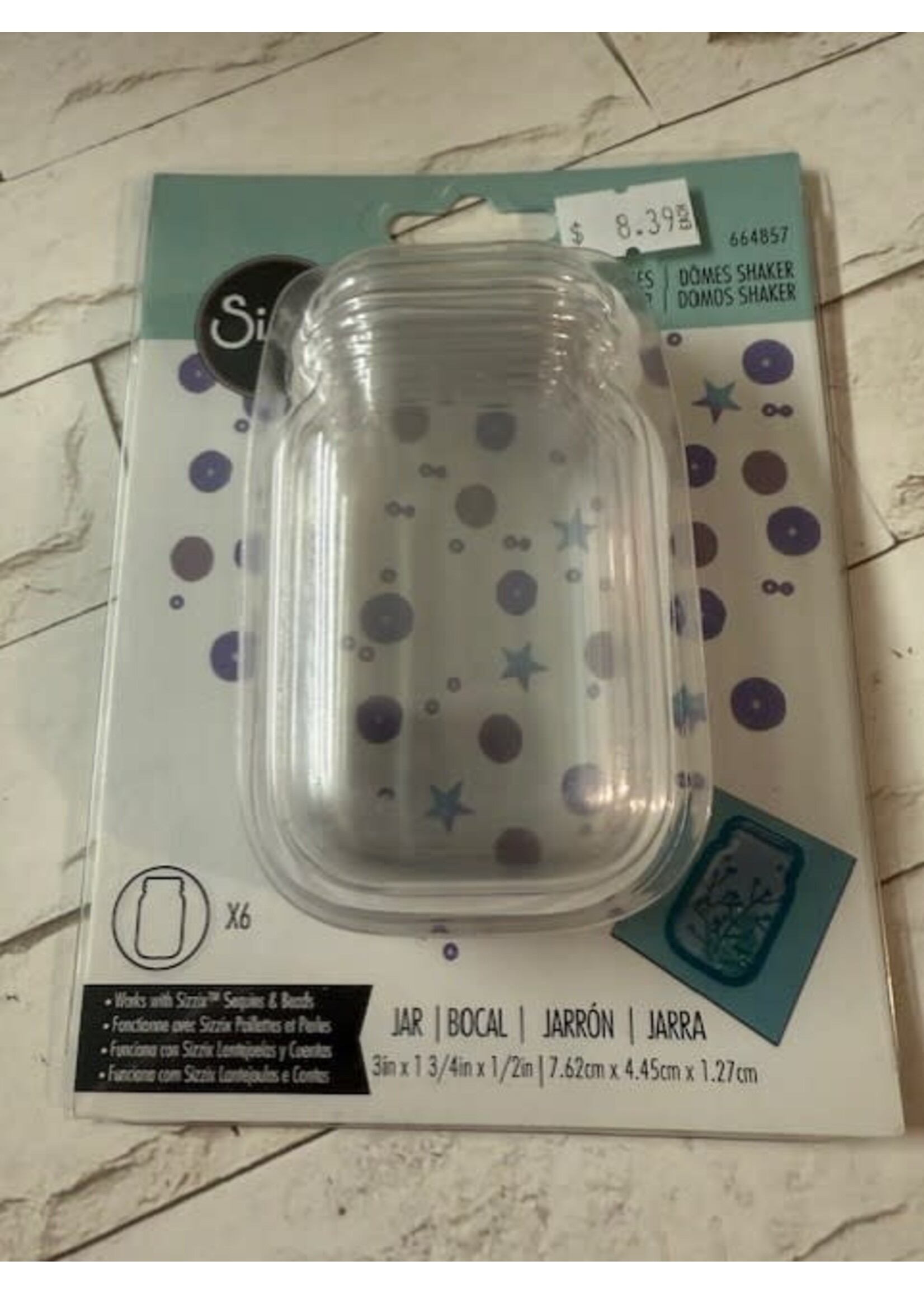 Sizzix Sizzix Shaker Domes, Jar