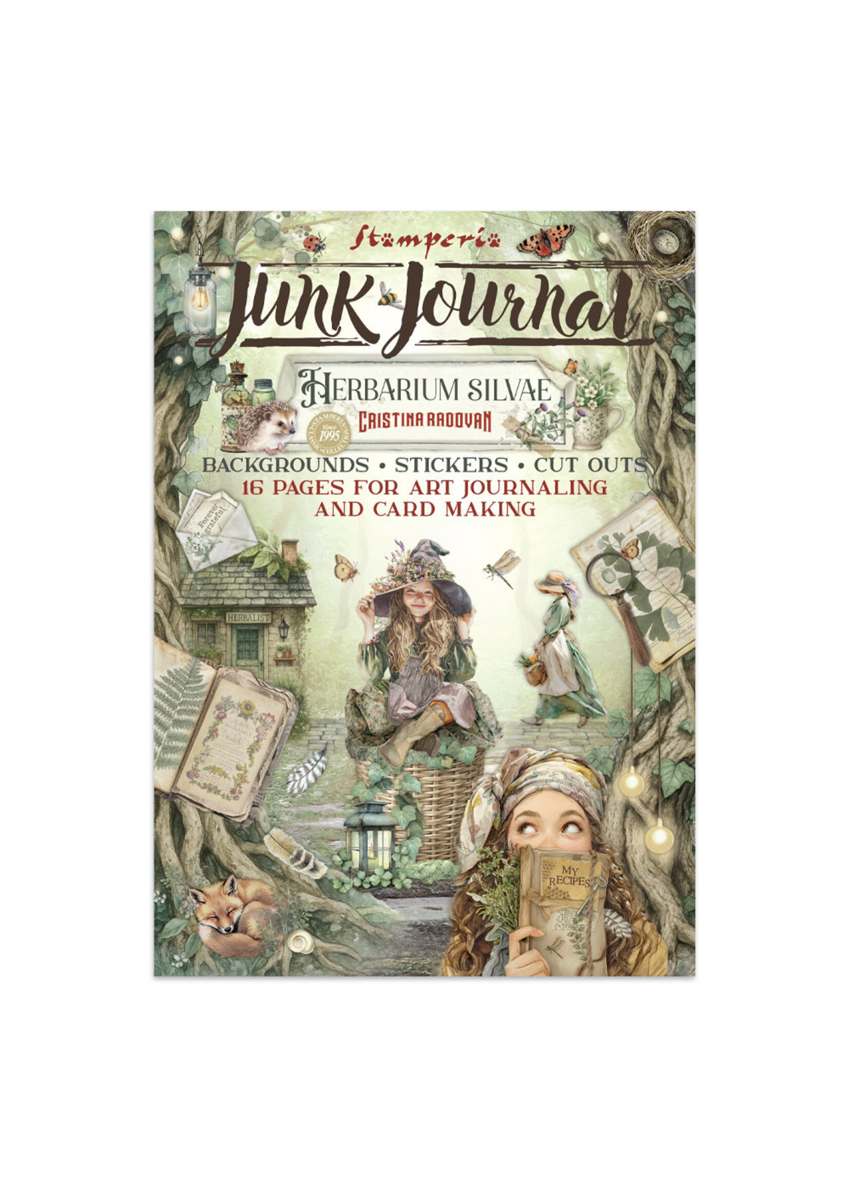 Stamperia Stamperia Junk Journal, SBJK09 Herbarium Silvae