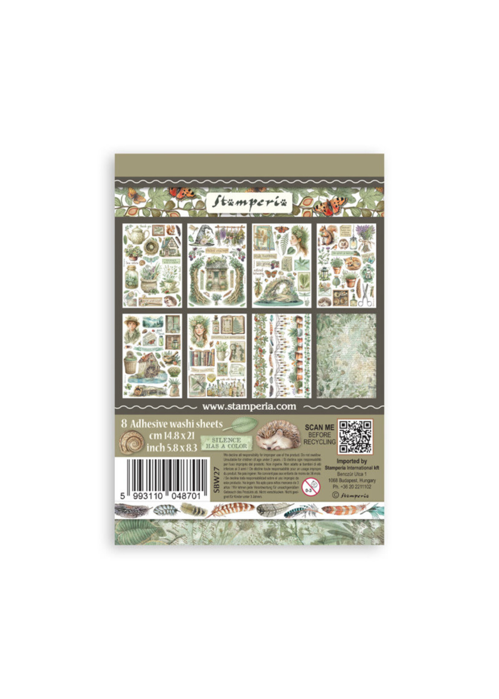 Stamperia Stamperia Washi Pad, SBW27 Herbarium Silvae